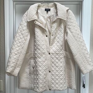Jones New York Elegant Quilted Jacket Size 3X